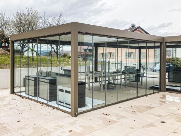 Pergola bioclimatique