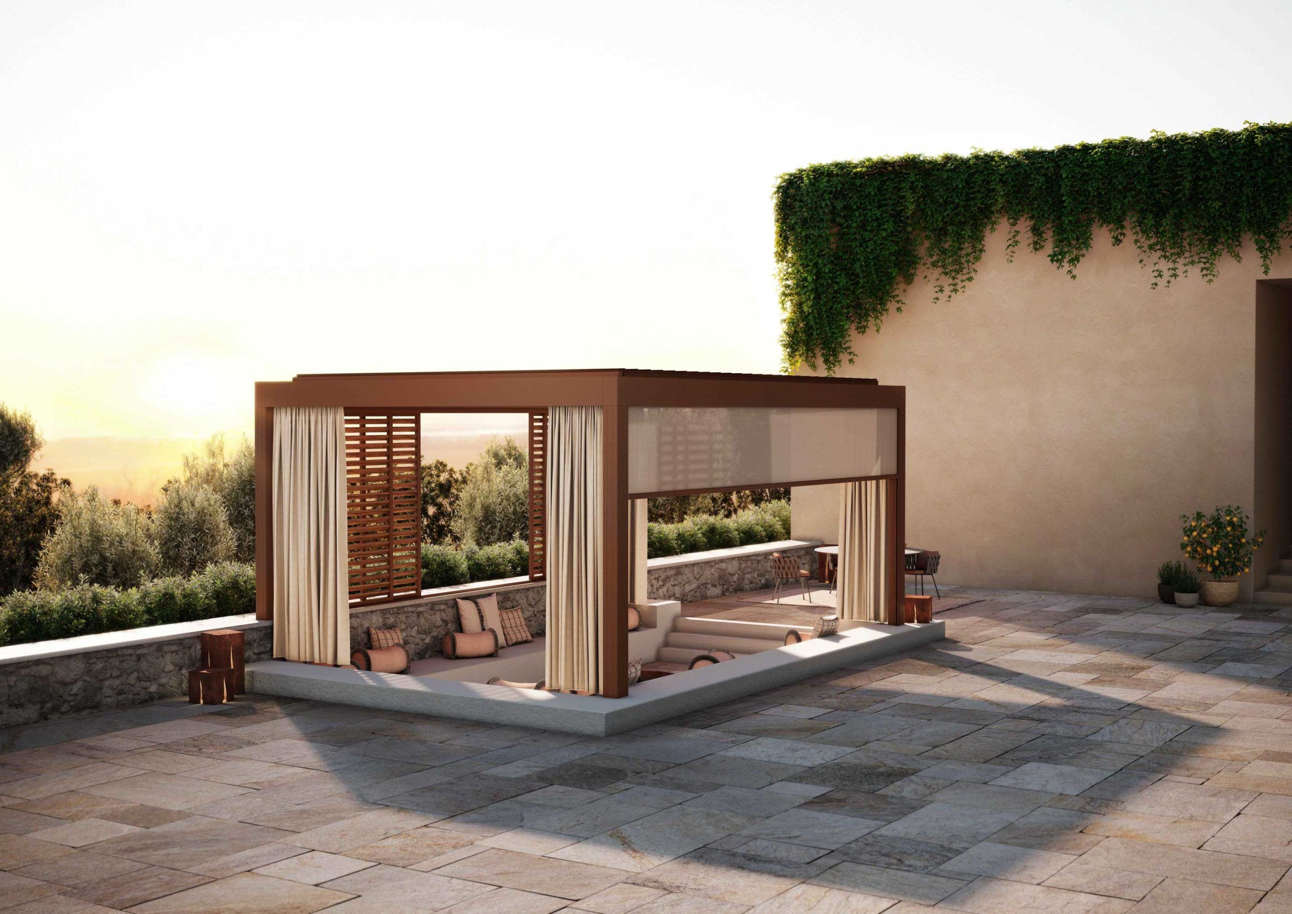 pergolas renson earth oasis ams construction 3