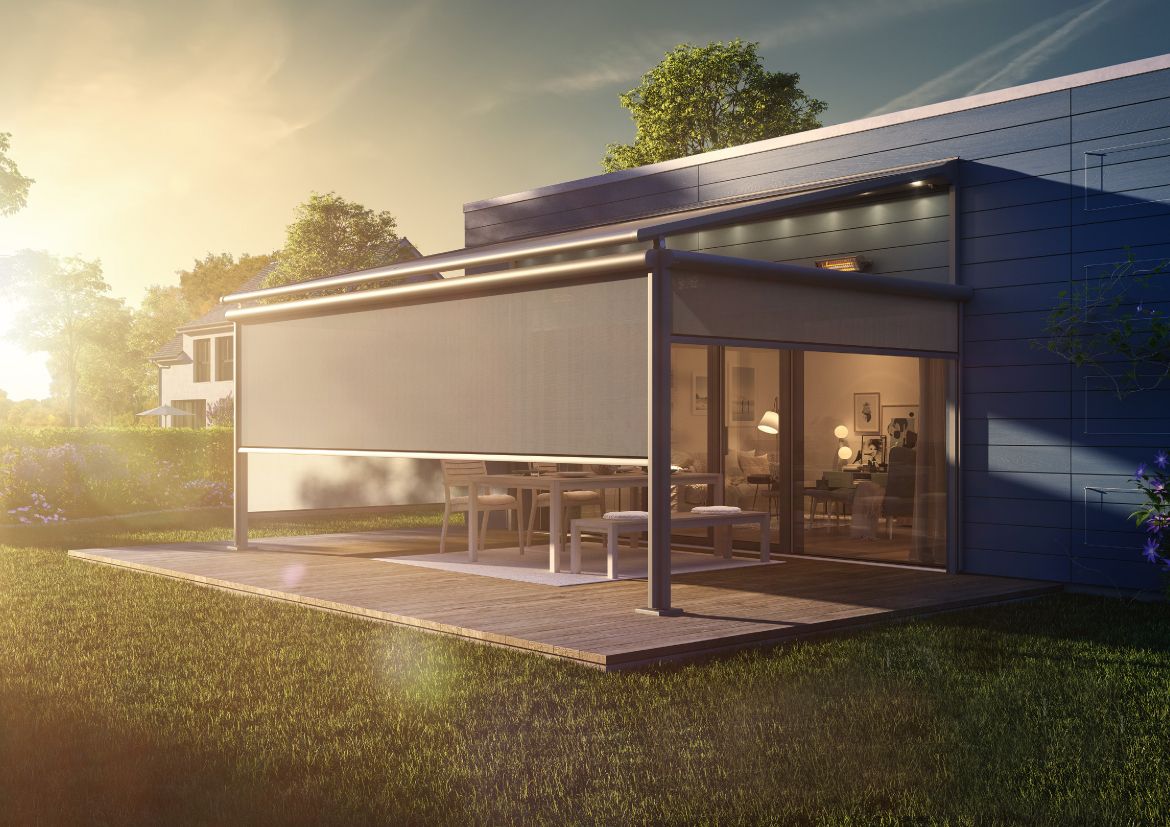 Pergola Weinor Plaza Viva - AMS Construction